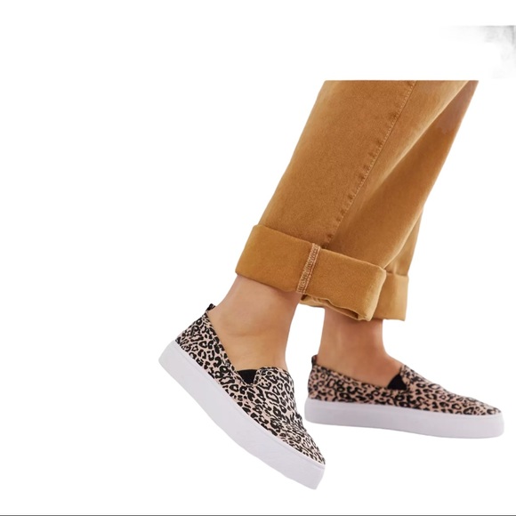 ASOS Leopard Print Dexter Slip On Sneakers US 7 - Picture 2 of 9